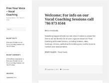 Tablet Screenshot of jordymarinvocalcoach.com